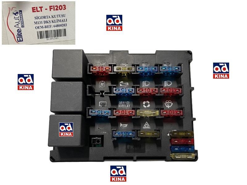 ELİTEAUTO FI203 | SİGORTA KUTUSU 75203 DOĞAN KARTAL ŞAHİN KLİMALI ELİTEAUTO FI203 | SİGORTA KUTUSU 75203 DOĞAN KARTAL ŞAHİN KLİMALI