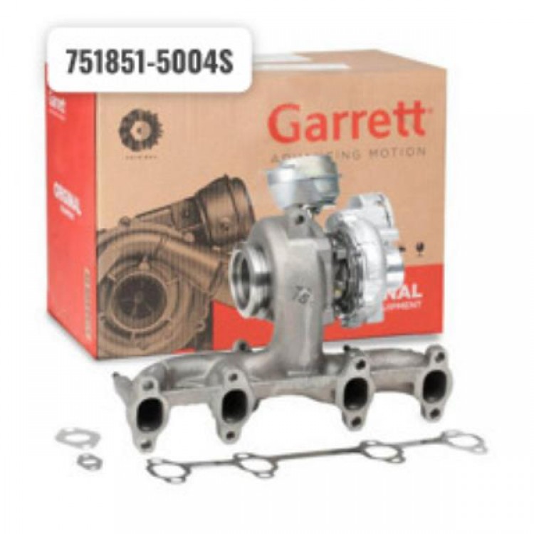 GARRETT T751851-5004S | TURBO KOMPLE T7518515004S T5 CADDY GOLF V JETTA 1.9TDİ AXB BJB BXE 90HP