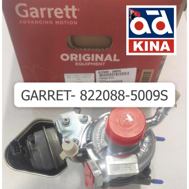GARRETT T822088-5009S | TURBO KOMPLE EGEA 1.3MJET EURO6 95HP DOBLO 500X FIORINO MITO CORSA E COMBO D GARRETT T822088-5009S | TURBO KOMPLE EGEA 1.3MJET EURO6 95HP DOBLO 500X FIORINO MITO CORSA E COMBO D