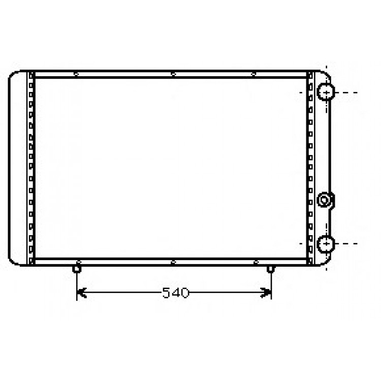 KALE 0540401AB | RADYATÖR 0540401AB TRAFIK 2.4D 2SIRA ALB