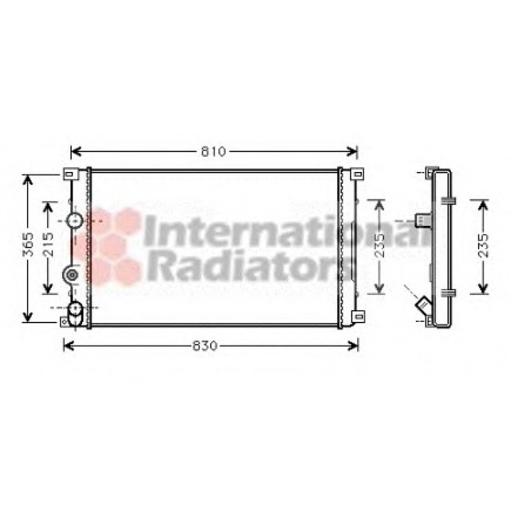 KALE 0543441AB | RADYATÖR 0543441AB MASTER-II MOVANO 1.9 DTI 2.2 DCİ TDI 1SIRA ALB