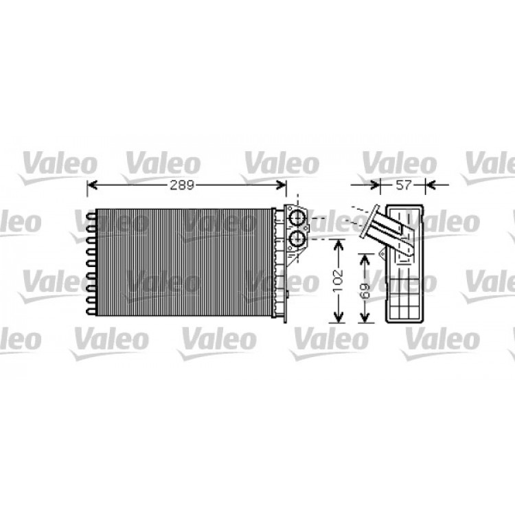 KALE 346310 | KALORİFER RADYATÖRÜ 346310 P307 1.4HDI 1.6HDI 1.4 16V 1.6 16V 2.0 16V 03>05 AL4