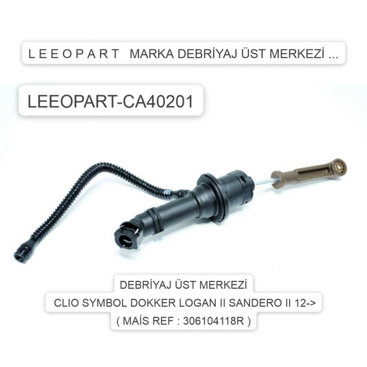 LEEOPART CA40201 | DEBRİYAJ MERKEZİ ÜST CLIO SYMBOL DOKKER LOGAN II SANDERO II 12->
