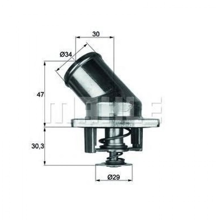 MAHLE TI3.92 | TERMOSTAT TI392 ASTRA-F 1.8 2.0İ VECTRA-A