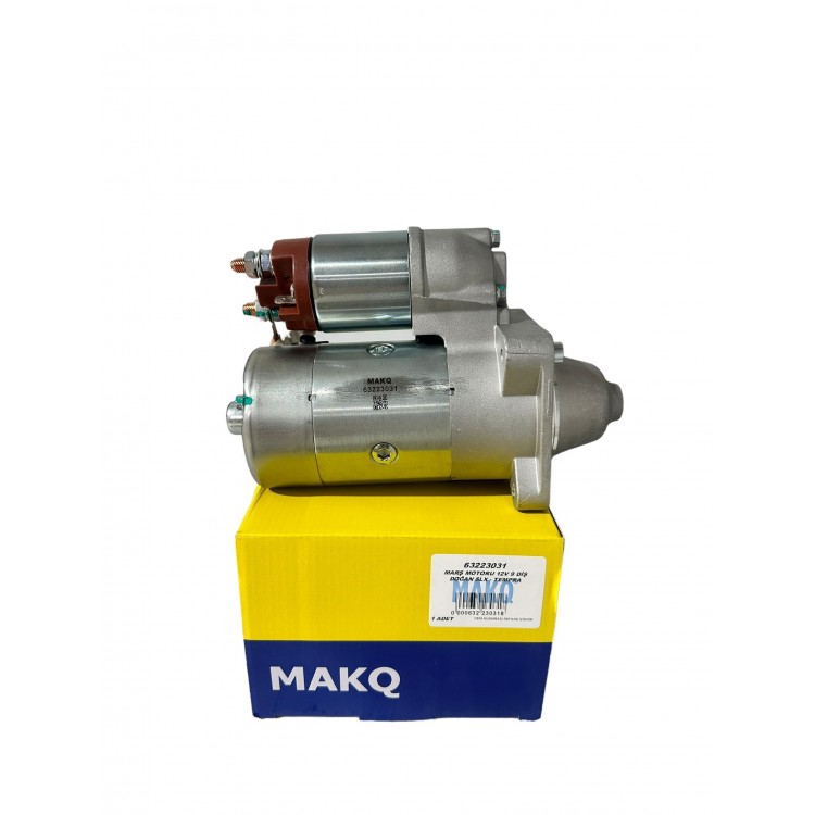 MAKQ 63223031 | 63223031 MARŞ MOTORU 12V 9 DİŞ DOĞAN SLX - TEMPRA
