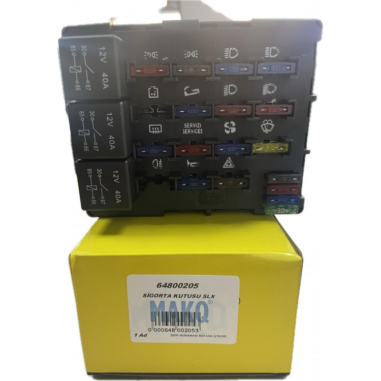 MAKQ 64800205 | SİGORTA KUTUSU 64800205 SLX MAKQ 64800205 | SİGORTA KUTUSU 64800205 SLX