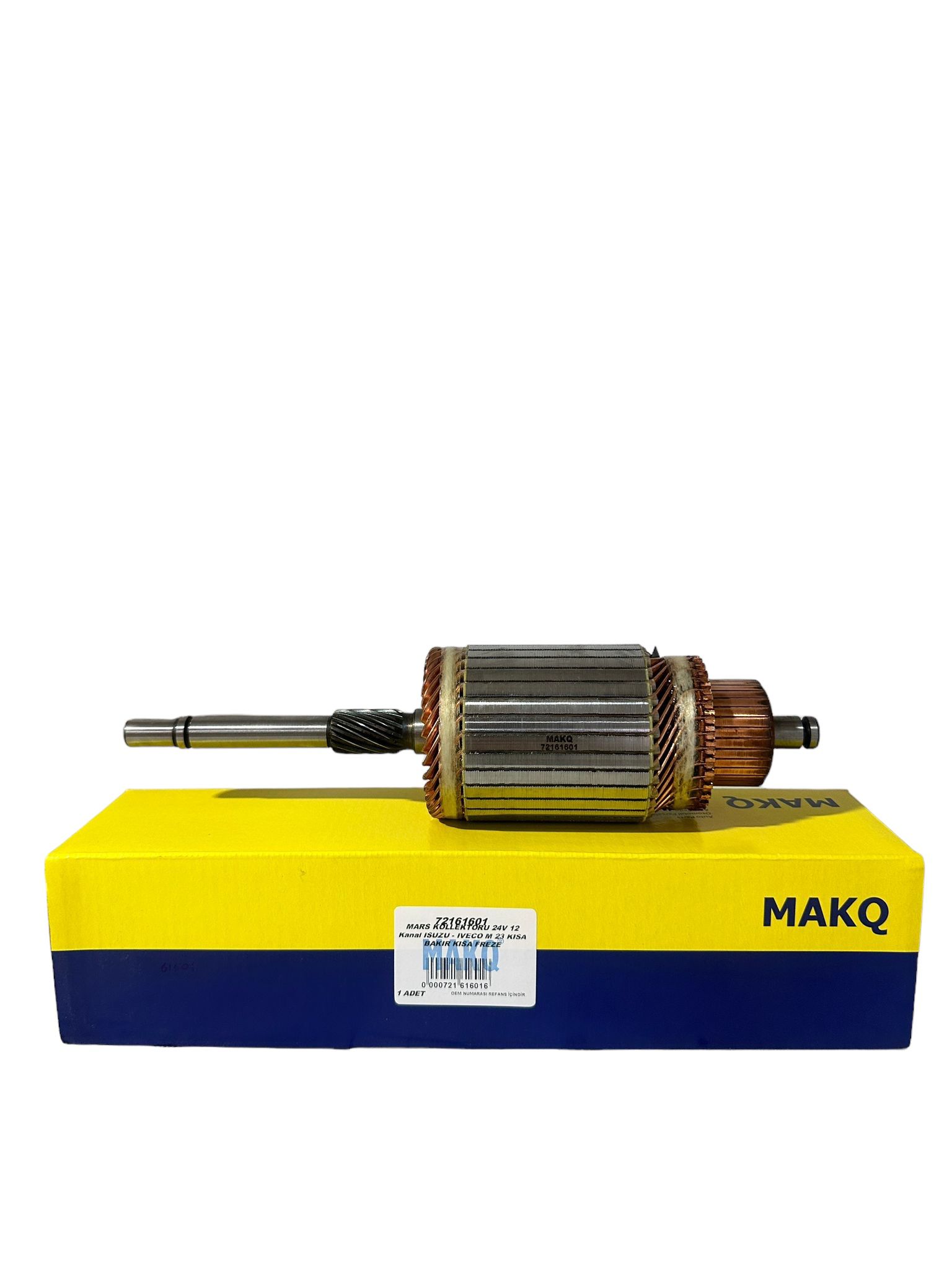 MAKQ 72161601 | 72161601 MARŞ KOLLEKTORU 24V 12 KANAL ISUZU - IVECO M 23 KISA BAKIR KISA FREZE MAKO TIP