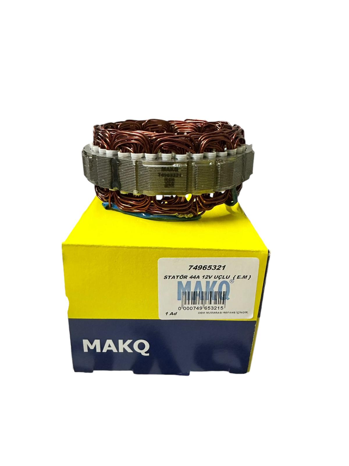 MAKQ 74965321 | 74965321 STATÖR 44A 12V 3 UÇLU { E.M } MAKQ 74965321 | 74965321 STATÖR 44A 12V 3 UÇLU { E.M }