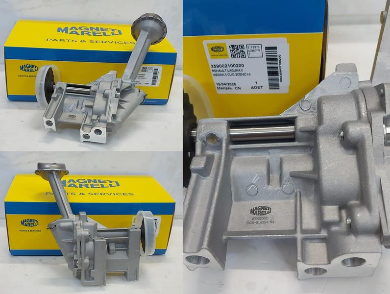 MARELLI 359002100200 | YAĞ POMPASI CLIO KANGO LOGAN CLIO2/3 KANGO LAGUNA II MEGANE I II K4M K4J K9K