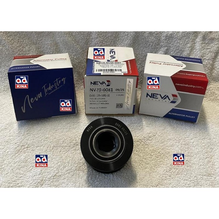 NEVA NV20-0081 | ALTERNATÖR KASNAĞI NV200081 MASTER (06-) 2.5DCI TRAFIK-II LAGUNA MEGANE-II 08-> NEVA NV20-0081 | ALTERNATÖR KASNAĞI NV200081 MASTER (06-) 2.5DCI TRAFIK-II LAGUNA MEGANE-II 08->