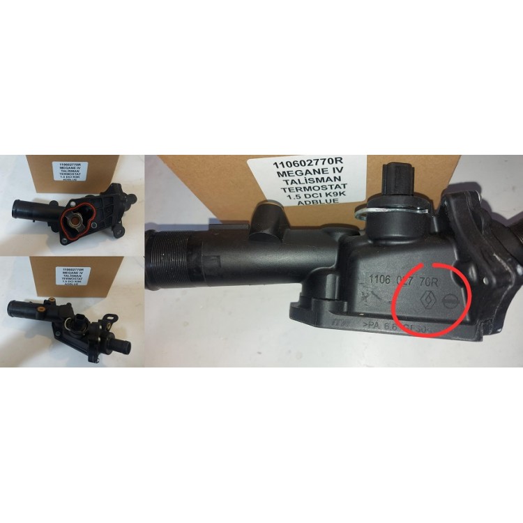 OEM 110602770R | TERMOSTAT (83°C) K9K 1.5dCi ADBLUE SYMBOL MEGANE IV KANGOO CLIO SCENIC CAPTUR OEM 110602770R | TERMOSTAT (83°C) K9K 1.5dCi ADBLUE SYMBOL MEGANE IV KANGOO CLIO SCENIC CAPTUR