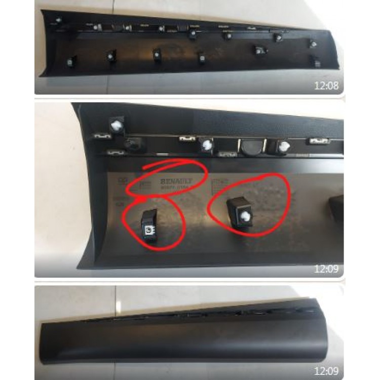 OEM 808771248R | ÖN SOL KAPI BANDI CAPTUR II 19-> (808770154R) (AGRAFLAR ÜZERİNDE 8200700969)