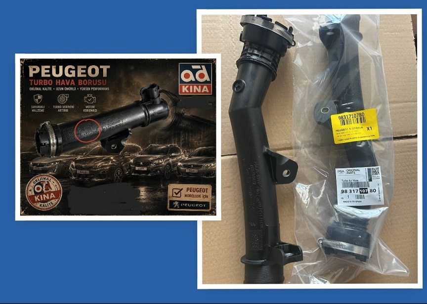 OEM 9831710780 | TURBO HORTUMU 9831710780 P208 P301 P308 PARTNER RIFTER
