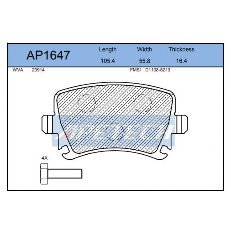 STEP ST23914 | DİSK BALATA ARKA ST23914 CADDY-III 1.4 1.6 1.9 TDİ 2.0 SDİ (04/2004-) TOURAN 1.9 STEP ST23914 | DİSK BALATA ARKA ST23914 CADDY-III 1.4 1.6 1.9 TDİ 2.0 SDİ (04/2004-) TOURAN 1.9
