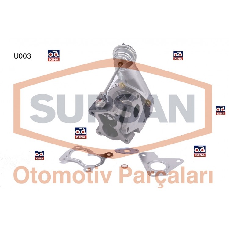 SÜPSAN U003 | TURBO KOMPLE U003 KANGO CLIO MEGANE 1.5 DCI 65 PS 7701473122