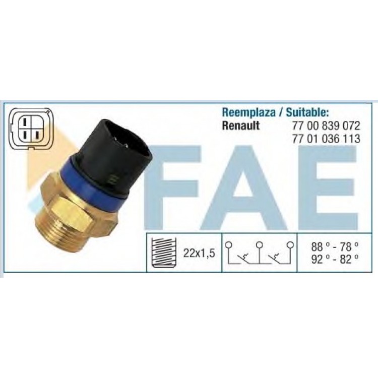 TDS F17647 | FAN MÜŞÜRÜ F17647 (7700839072) KANGO MEGANE MASTER