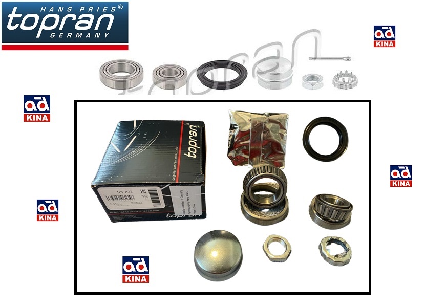 TOPRAN 102832001 | ARKA TEKER RULMAN KİTİ 102832755 VECTRA-A ASTRA-F CORSA-B KADET
