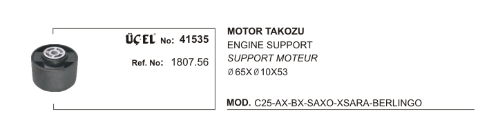 ÜÇEL 41535 | MOTOR TAKOZ BURCU 41535 P206 P306 P307 P405 P406 P605 EKSPRES PARTNER ÜÇEL 41535 | MOTOR TAKOZ BURCU 41535 P206 P306 P307 P405 P406 P605 EKSPRES PARTNER
