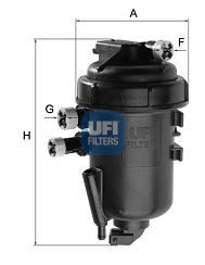 UFİ 55.112.00 | MAZOT FİLTRESİ KOMPLE 5511200 DOBLO 1.3JTD 16V 4FİŞLİ