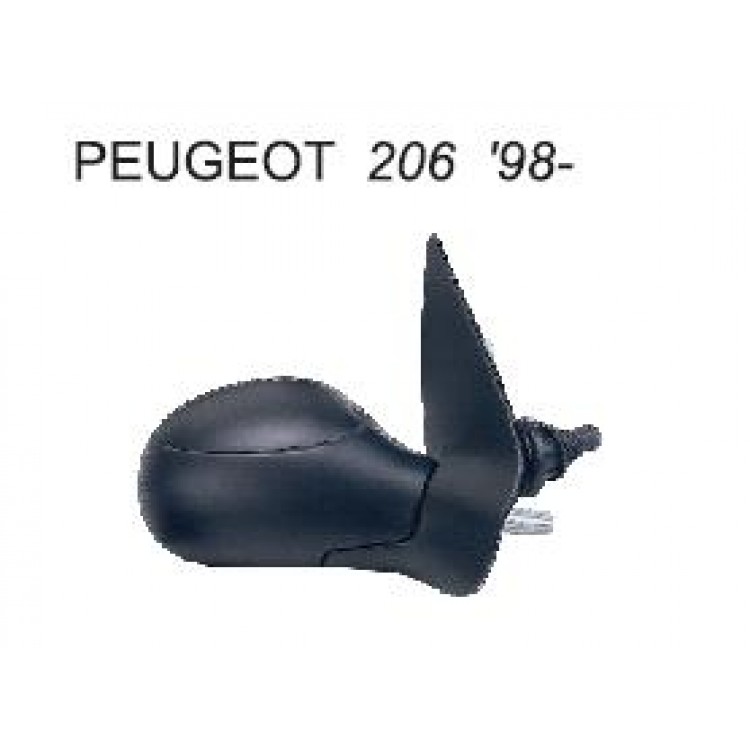 VM 206AL | AYNA SOL VM206AL P206 (98-) MEKANİK KESİK CAM