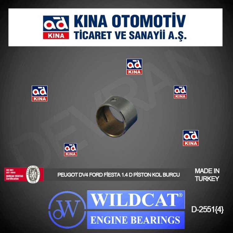 WILDCAT 2551 | PİSTON KOL BURCU 2551 FIESTA 1.4TDCİ DW4 P206 P307 1.4HDİ WILDCAT 2551 | PİSTON KOL BURCU 2551 FIESTA 1.4TDCİ DW4 P206 P307 1.4HDİ
