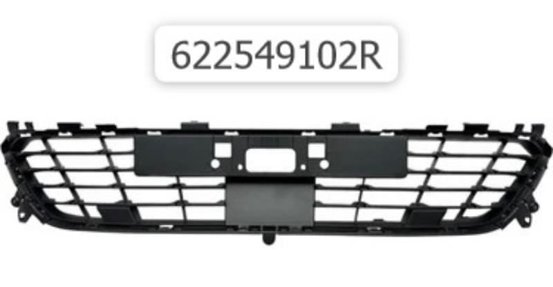 İTHAL 622549102R | ÖN TAMPON ALT IZGARASI MAKYAJLI CLIO V
