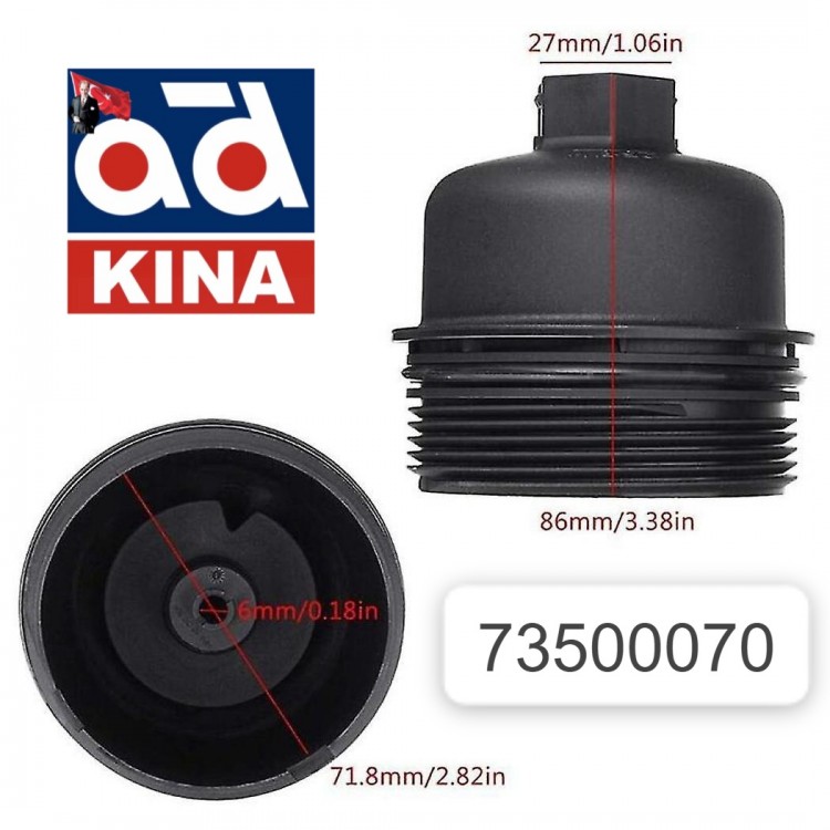 İTHAL 73500070 | YAĞ FİLTRE KAPAĞI PB1540 BENZİNLİ CORSA DOBLO İTHAL 73500070 | YAĞ FİLTRE KAPAĞI PB1540 BENZİNLİ CORSA DOBLO