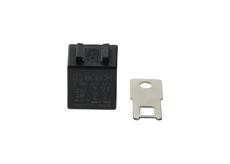 BOSCH 0986AH0613 | DEGISTIRICI ROLE, A TIPI 24 V 20 10 AMP , 5 UCLU, SAPLI MERCEDES 7 375 124 000, 000 820 17 10, MAN 88 25902.0005, 81.25902.0102, SCANIA 237722, FORD 74HB 18K877 AA, IVECO 4718222, 1164018
