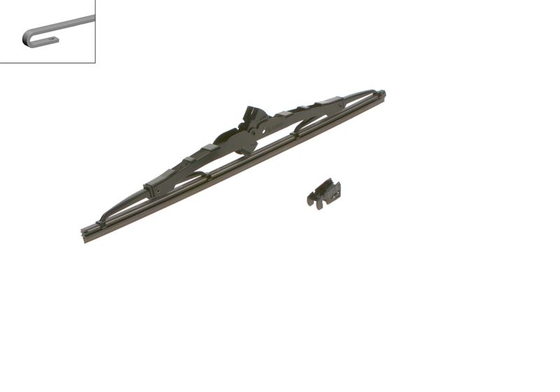 BOSCH 3397004578 | SILECEK (ON, TEK, 340 MM, 340 U) OPEL, FORD, FIAT AGILA, ASTRA F, COMBO, CORSA B, KADETT E, OMEGA, REKORD, VECTRA B, VIVARO A ESCORT, FOCUS, KA, MONDEO, S-MAX, TRANSIT 131, PANDA, UNO 1.0, 1.2,1.3, 1.4, 1.6,1.7, 1.8, 2.0, 1.5, 3.2, 2.3,