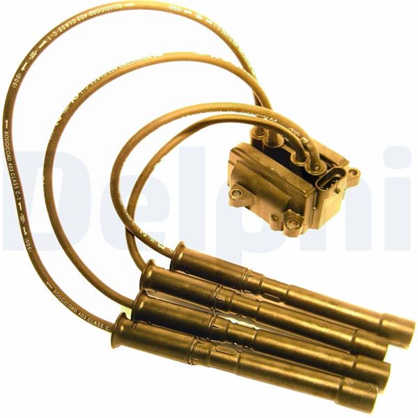 DELPHİ CE20017-12B1 | ATESLEME BOBINI BUJI KABLOLU RENAULT CLIO II TWINGO KANGOO SYMBOL 1,2 16V D4F 01-