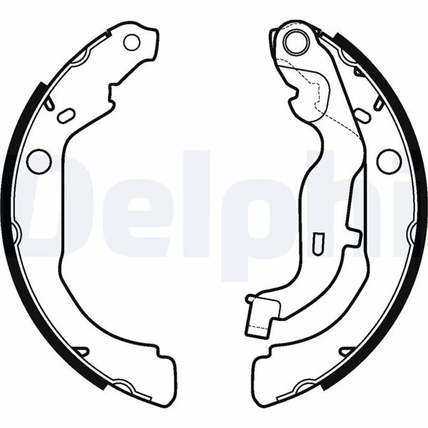 DELPHİ LS2127 | PABUC BALATA ARKA DACIA DUSTER 1.5 DCI 1.2 TCE 1.6 LPG 10-