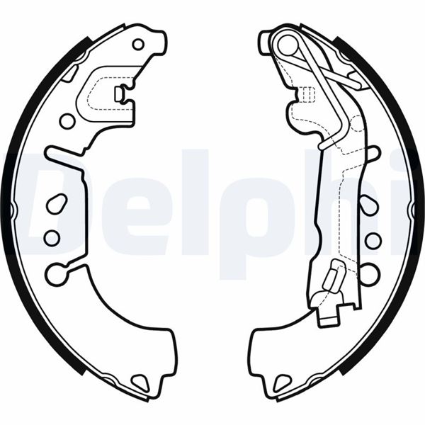DELPHİ LS2135 | PABUC BALATA FIAT EGEA 500L 1.3D 1.3 MULTIJET 1.4 12-