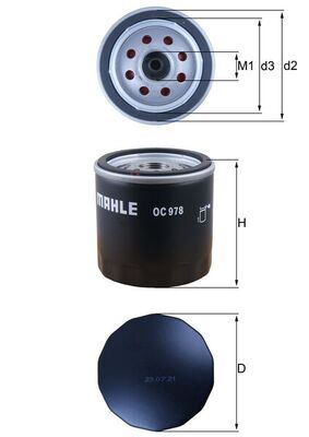 MAHLE OC727 | YAG FILTRESI RENAULT CLIO III 1.5 DCI 09.07-, DACIA LOGAN, DUSTER 1.5 DCI 2010- MAHLE OC727 | YAG FILTRESI RENAULT CLIO III 1.5 DCI 09.07-, DACIA LOGAN, DUSTER 1.5 DCI 2010-