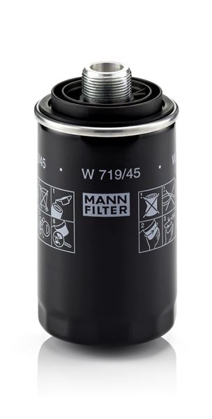 MANN-FILTER W719/45 | YAG FILTRESI VOLKSWAGEN GOLF,JETTA,PASSAT,T5 1.8 FSI,2.0 FSI