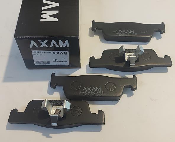 AXAM AX-02-01-01-4021 | DİSK BALATA ÖN AX-02-01-01-4021 CLIO-IV (12-) DUSTER LOGAN SANDERO 410602581R