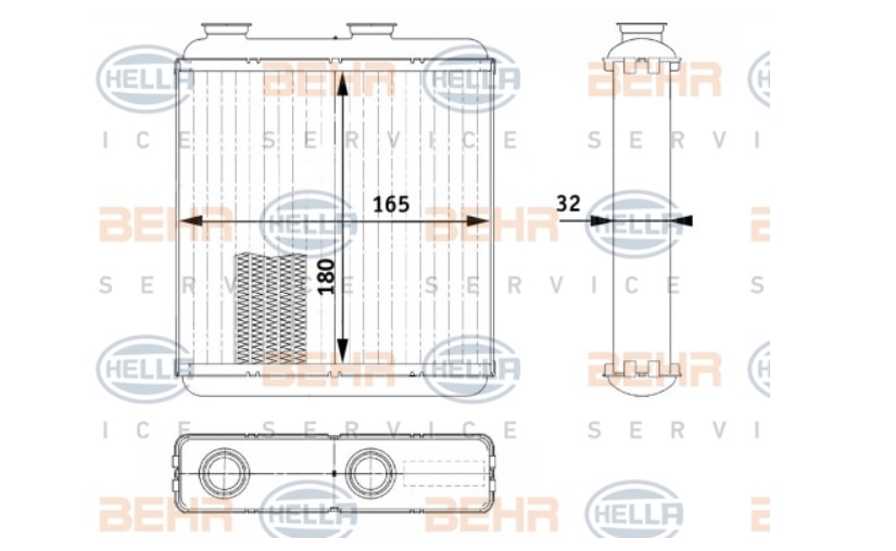 BEHR AH47000S | KALORIFER RADYATORU KLIMASIZ VAG T4 BM 91-03