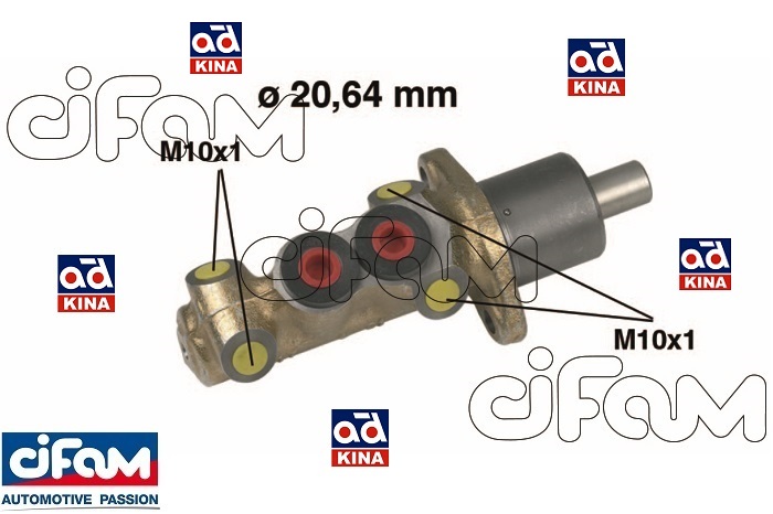 CIFAM 202-059 | ANA MERKEZ 202059 MEGANE-I (96-03) CLIO P106 TOLEDO POLO (90-94) 20.64MM
