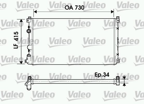 KALE 0543451AB | RADYATÖR 0543451AB MASTER-II 1.9 2.2 2.5 CDTI