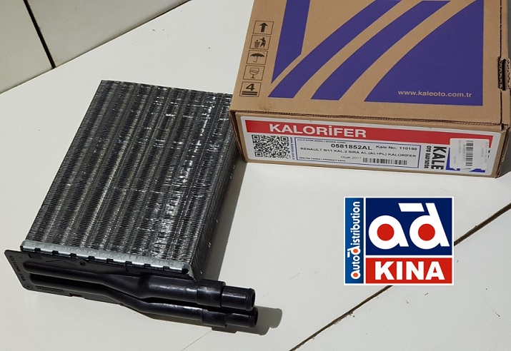 KALE 0581852AL | KALORIFER RADYATORU 2 SIRA AL+PL SISTEM  RENAULT R9-R11 (7701027078)
