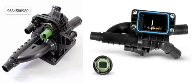 OEM 9684588980 | TERMOSTAT P207 1.6HDİ P208 P301 P308 P508 C3 C4 C5