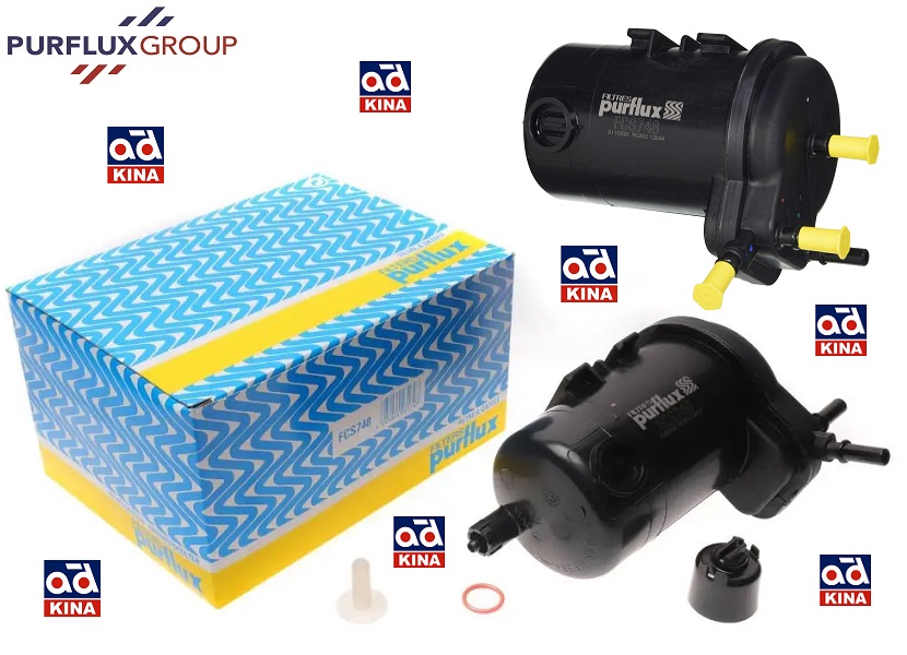 PURFLUX FCS748 | MAZOT FİLTRESİ FCS748 FCS703 CLIO-II KANGO 1.5 DCI (HDF913)