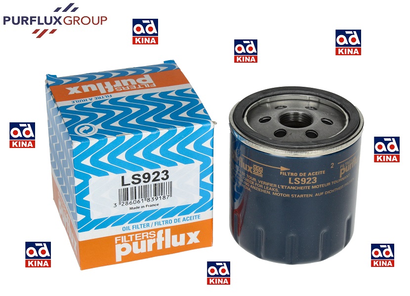 PURFLUX LS923 | YAĞ FİLTRESİ LS923 PARTNER (98-) 1.9 HDI DW8 P307 2.0 HDI 206 (98-00)